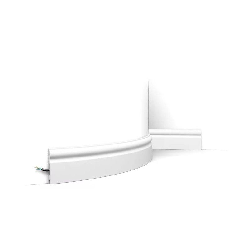 SX137F ORAC Battiscopa flessibile Flex L200 x H9,9 x L1,5 cm ORAC DECOR 1 - Cimaise Tableau 