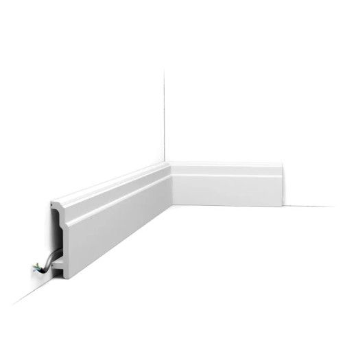 SX155 ORAC Battiscopa Duropolymer L200 x H10,8 x L2,5 cm ORAC DECOR 1 - Cornice per Quadri