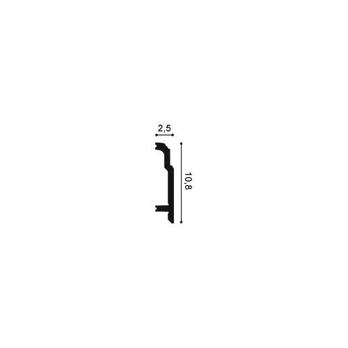 SX155 ORAC Plinthe Duropolymer L200 x H10,8 x L2,5 cm ORAC DECOR 2 - Cimaise Tableau