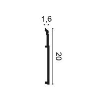 SX156 ORAC Duropolymer Plinth L200 x H20.2 x L1.6 cm ORAC DECOR 2 - Cimaise Tableau