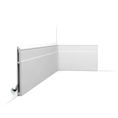 SX156 ORAC Battiscopa in Duropolymer L200 x H20,2 x P1,6 cm ORAC DECOR 1 - Cornice per Quadri