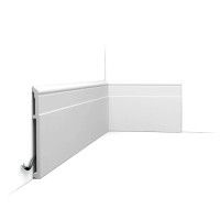 SX156 ORAC Battiscopa in Duropolymer L200 x H20,2 x P1,6 cm ORAC DECOR 1 - Cornice per Quadri