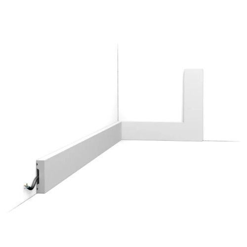 SX162-RAL9003 ORAC Plinth RAL9003 Duropolymer L200 x H4 x L1 cm ORAC DECOR 1 - Cimaise Tableau