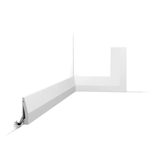 Zócalo de duropolímero ORAC SX159 L200 x H6 x W1,2 cm ORAC DECOR 1 - Cimaise Tableau 