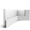SX163-RAL9003 ORAC Plinthe RAL9003 Duropolymer L200 x H10,1 x L1,3 cm ORAC DECOR 3 - Cimaise Tableau 