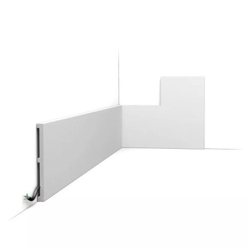 SX168 ORAC Battiscopa in Duropolymer L200 x H15,1 x L1,4 cm ORAC DECOR 1 - Cornice per Quadri