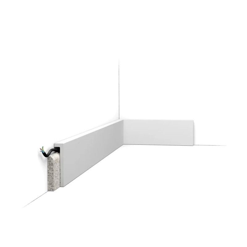 SX171 ORAC Battiscopa Duropolymer L200 x H10 x L2,2 cm ORAC DECOR 1 - Cornice per quadri