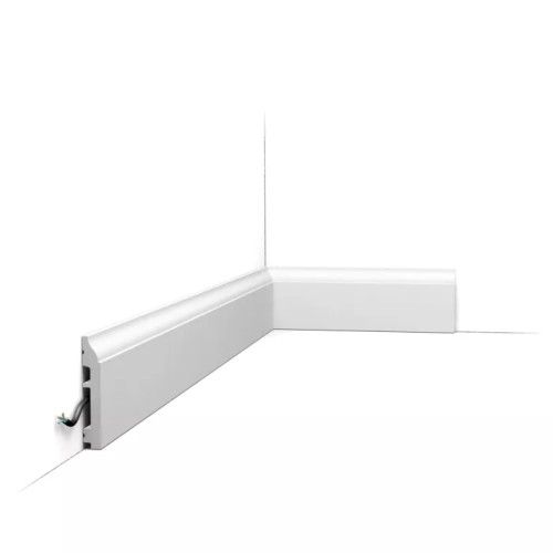 SX172 ORAC Battiscopa Duropolymer L200 x H8,5 x L1,4 cm ORAC DECOR 1 - Cornice per quadri