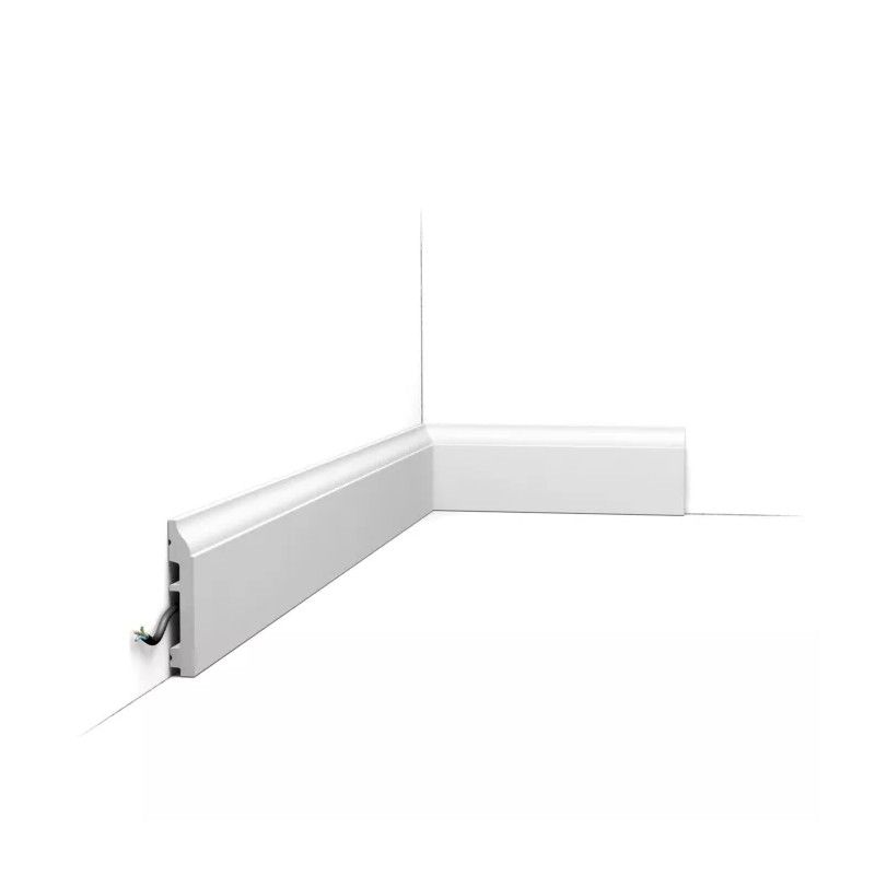 SX172 ORAC Battiscopa Duropolymer L200 x H8,5 x L1,4 cm ORAC DECOR 1 - Cornice per quadri