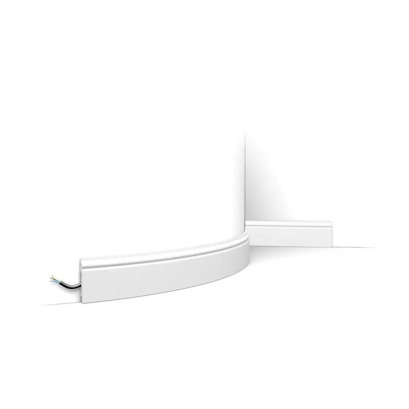 SX165F ORAC Battiscopa flessibile Flex L200 x H6,9 x L1,1 cm ORAC DECOR 1 - Cimaise Tableau 