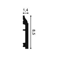 SX172F ORAC Plinthe flexible Flex L200 x H8,5 x L1,4 cm ORAC DECOR 2 - Cimaise Tableau
