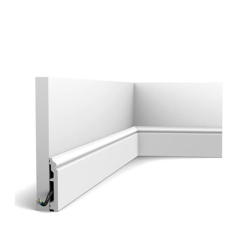 SX173-RAL9003 Plinth Duropolymer L200 x H10 x L1.6 cm ORAC DECOR 3 - Cimaise Tableau 