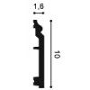 SX173F ORAC Flexible Plinth Flex L200 x H10 x L1.6 cm ORAC DECOR 2 - Cimaise Tableau 