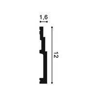 SX180F ORAC Plinthe flexible Flex L200 x H12 x L1,6 cm ORAC DECOR 2 - Cimaise Tableau