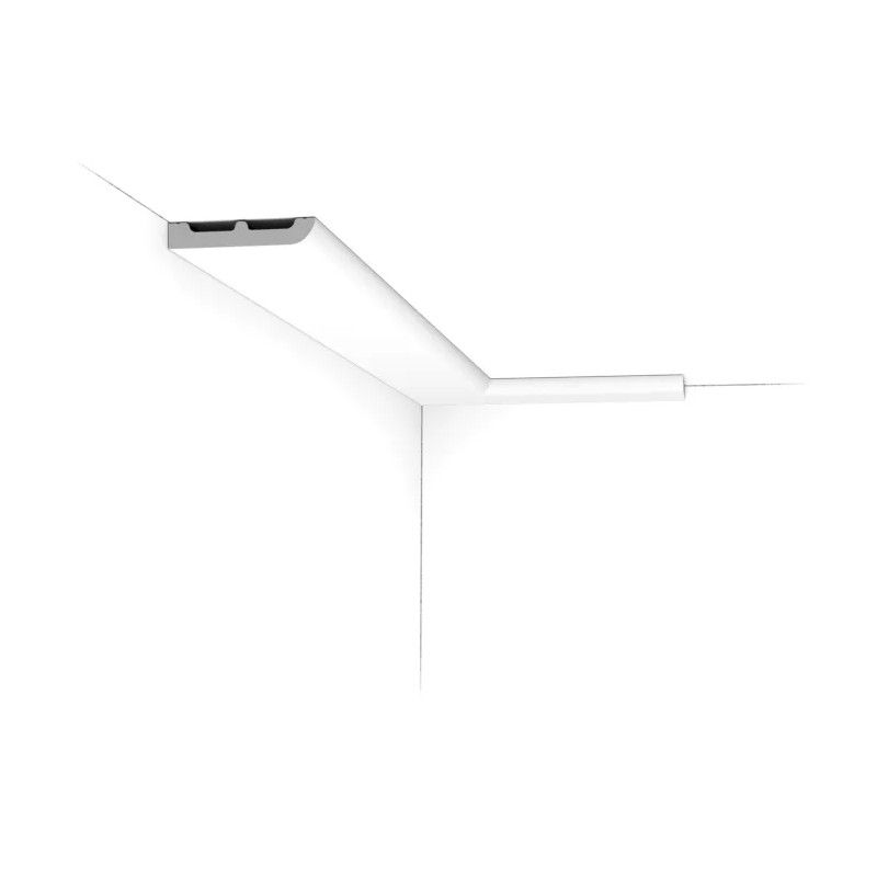 SX183 ORAC Battiscopa Duropolymer L200 x H7,5 x P1,3 cm ORAC DECOR 3 - Cimaise Tableau 