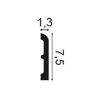 SX183 ORAC Duropolymer Plinth L200 x H7.5 x L1.3 cm ORAC DECOR 2 - Cimaise Tableau 