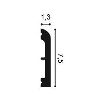 SX183F ORAC Plinthe Flexible Flex L200 x H7,5 x L1,3 cm ORAC DECOR 2 - Cimaise Tableau