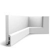 SX183-RAL9003 ORAC Plinthe RAL9003 Duropolymer L200 x H7,5 x L1,3 cm ORAC DECOR 4 - Cimaise Tableau 