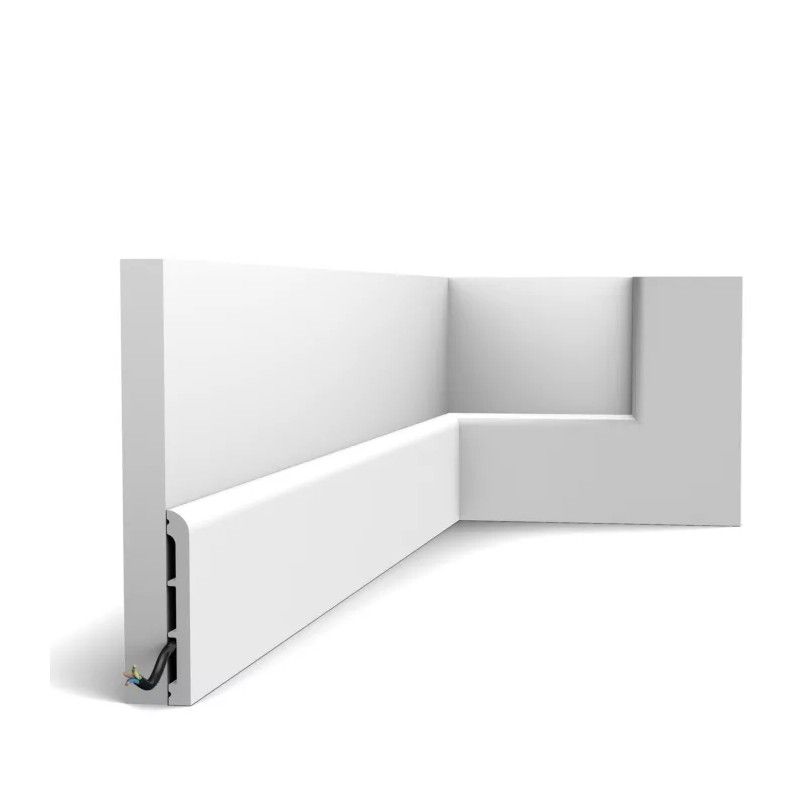 SX184-RAL9003 ORAC Plinth RAL9003 Duropolymer L200 x H11 x L1,3 cm ORAC DECOR 3 - Cimaise Tableau 