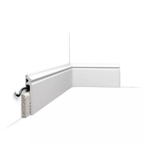 SX186 ORAC Battiscopa Duropolymer L200 x H13,8 x P2,2 cm ORAC DECOR 1 - Cornice per Quadri