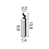 SX186 ORAC Duropolymer Plinth L200 x H13.8 x L2,2 cm ORAC DECOR 2 - Cimaise Tableau