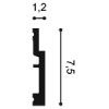 SX187F ORAC Placa base flexible Flexible L200 x H7.5 x L1,2 cm ORAC DECOR 2 - Cimaise Tableau 