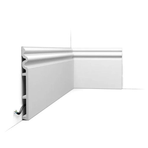 SX193 ORAC Battiscopa Duropolymer L200 x H25 x P2,2 cm ORAC DECOR 1 - Cornice Quadro