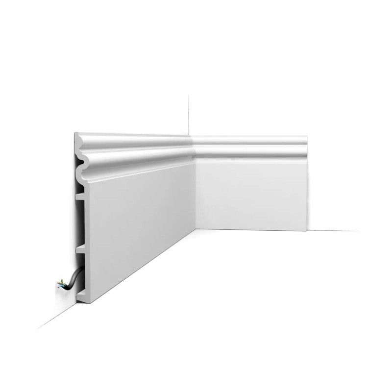 SX193 ORAC Battiscopa in Duropolymer L200 x H25 x L2,2 cm ORAC DECOR 1 - Cimaise Tableau 
