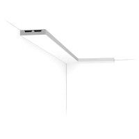 SX157-RAL9003 ORAC Plinth RAL9003 Duropolymer L200 x H6.6 x L1.3 cm ORAC DECOR 3 - Cimaise Tableau 