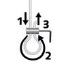 Loop Maker: creazione di loop con cavo in perlon ARTI TEQ 2 - Cimaise Tableau 