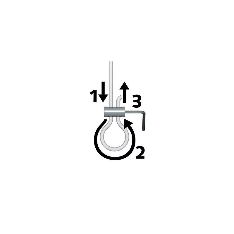 Loop Maker: creazione di un gancio con il cavo in nylon ARTI TEQ 2 - Cornice per quadri