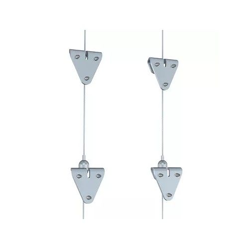 Set accrochage panneau blanc ARTI TEQ 2 - Cimaise Tableau 