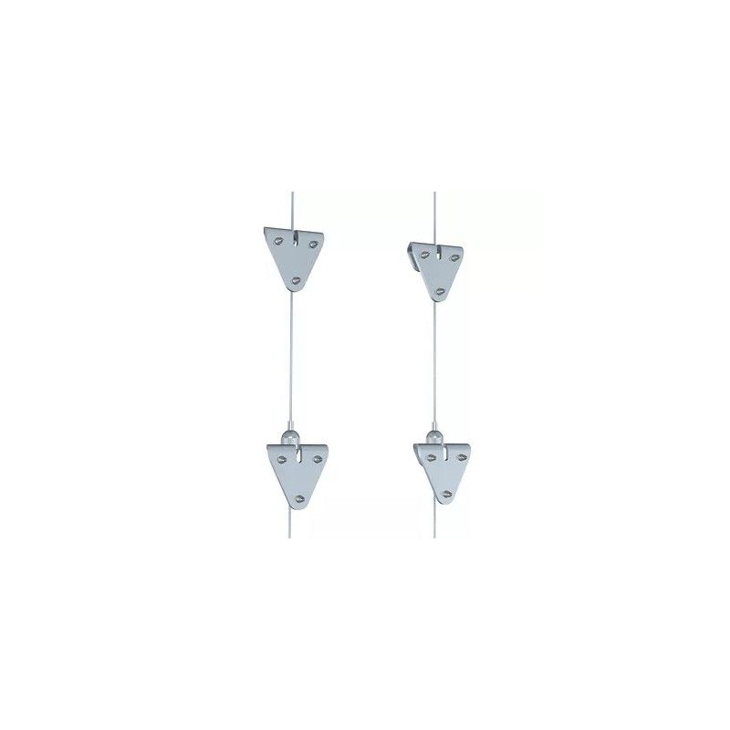 Set accrochage panneau blanc ARTI TEQ 2 - Cimaise Tableau 