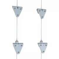 Set accrochage panneau blanc ARTI TEQ 2 - Cimaise Tableau 