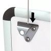 Whiteboard set : Set accrochage panneau blanc ARTI TEQ 8 - Cimaise Tableau 