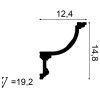 C901F ORAC Iluminación indirecta flexible Flexible L200 x H14.8 x L12.4 cm ORAC DECOR 3 - Cimaise Tableau 