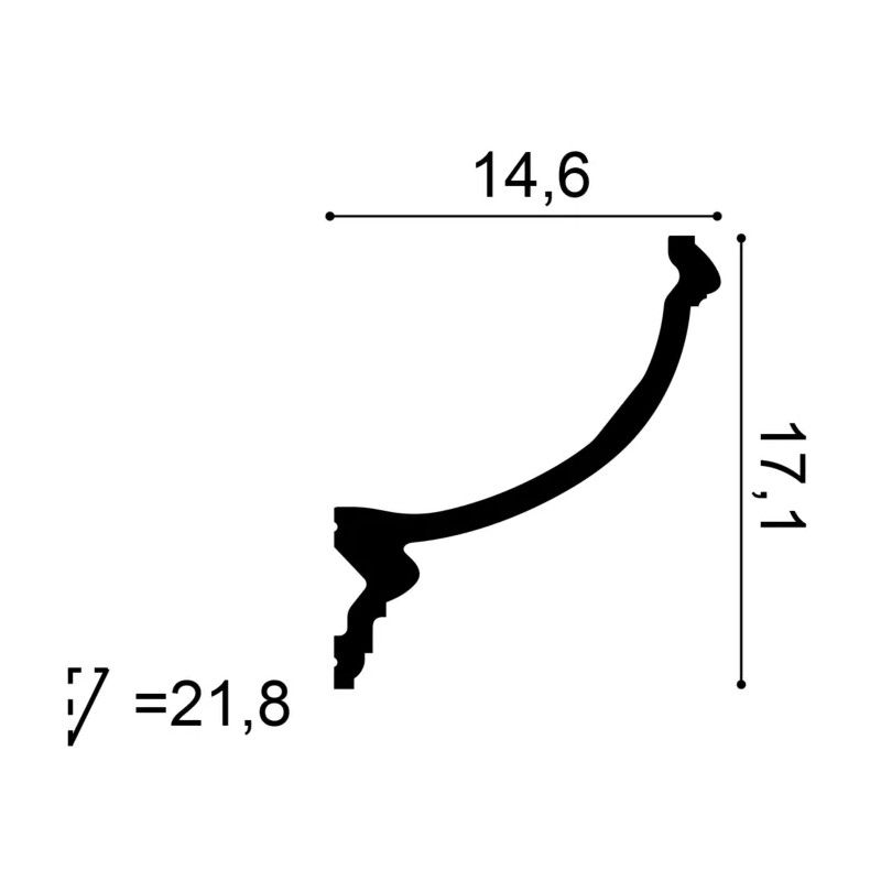 C900 ORAC Iluminación indirecta Purotouch L200 x H17.1 x L14.6 cm ORAC DECOR 3 - Cimaise Tableau 
