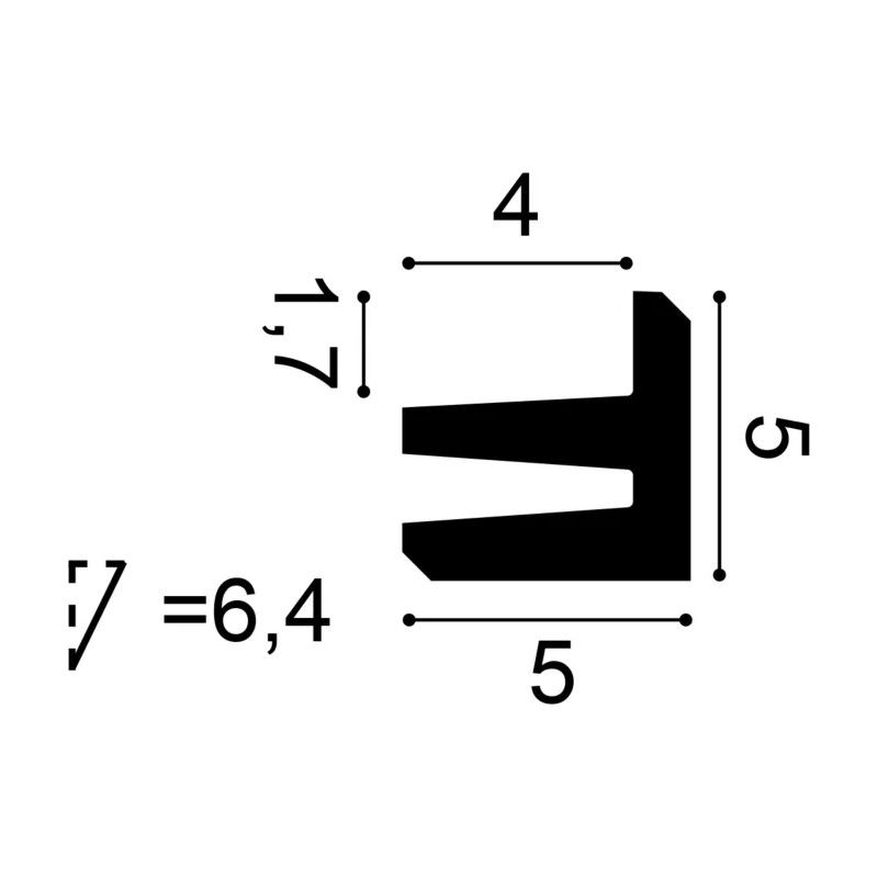 C380 ORAC Indirekte Beleuchtung Purotouch L200 x H5 x B5 cm ORAC DECOR 3 - Cimaise Tableau 