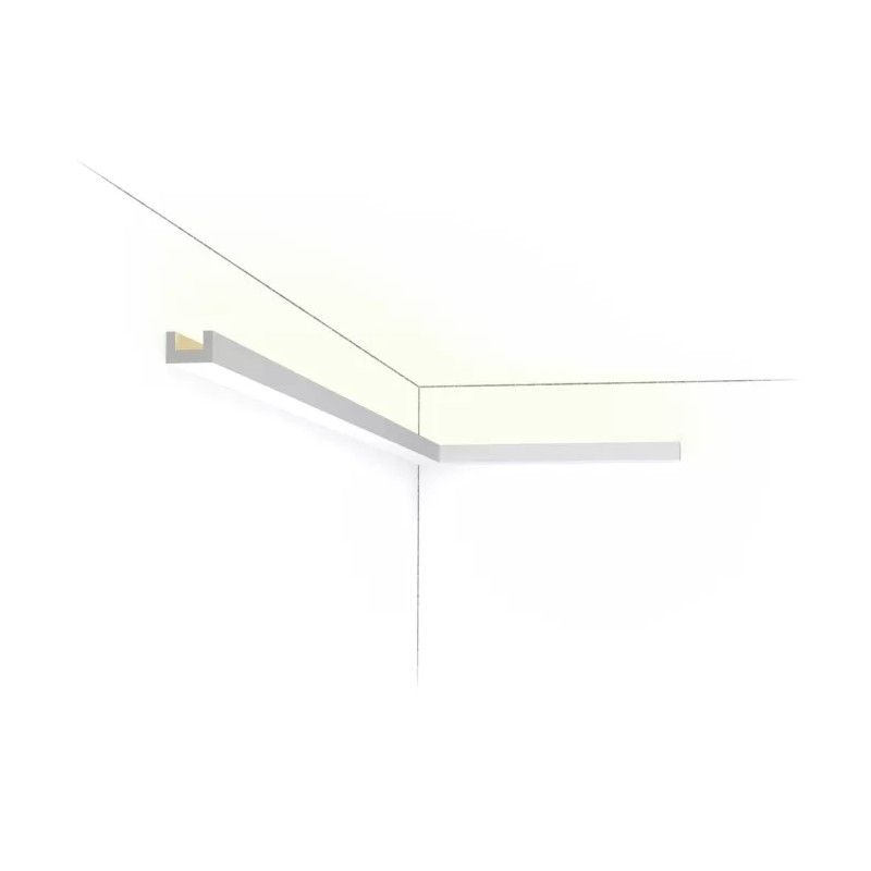 CX190 ORAC Multifunktionsprofil Durofoam L200 x H2 x L3 cm ORAC DECOR 1 - Cimaise Tableau 