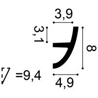 C373 ORAC Illuminazione indiretta in Purotouch L200 x H8 x L5 cm ORAC DECOR 3 - Cimaise Tableau 