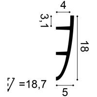C374 ORAC Illuminazione a parete indiretta in Purotouch L200 x H18 x L5 cm ORAC DECOR 3 - Cimaise Tableau 