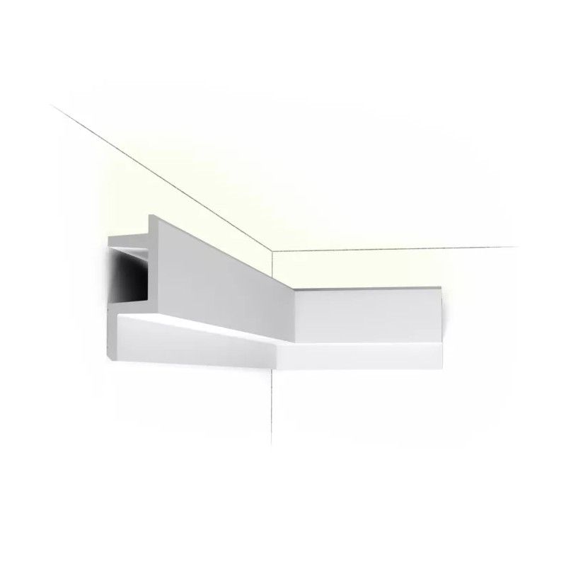 C383 ORAC Illuminazione indiretta in Purotouch L200 x H14 x L5 cm ORAC DECOR 1 - Cimasa per quadri