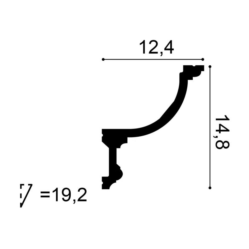 C901 ORAC Indirect lighting Purotouch L200 x H14.8 x L12.4 cm ORAC DECOR 3 - Cimaise Tableau 