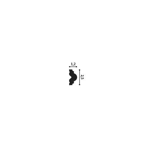 PX103A ORAC Ecker für PX103 Duropolymer L19 x H1,2 x L3,5 cm ORAC DECOR 3 - Cimaise Tableau