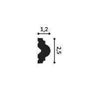 PX103 ORAC Duropolymer Bilderleiste L200 x H2,5 x B1,2 cm ORAC DECOR 3 - Cimaise Tableau 