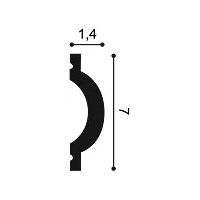 P9901 ORAC Cornice Durofoam L200 x H7 x P1,4 cm ORAC DECOR 3 - Cimaise Tableau 