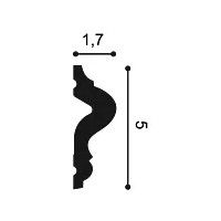 PX175F ORAC Cimaise flexible Flex L200 x H5 x L1,7 cm ORAC DECOR 3 - Cimaise Tableau
