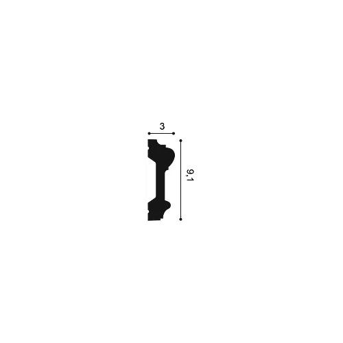 P9010F ORAC Cimaise flexible Durofoam L200 x H9,1 x L3 cm ORAC DECOR 3 - Cimaise Tableau