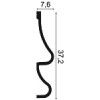 P3071 ORAC Durofoam Bilderleiste L200 x H37,2 x B7,6 cm ORAC DECOR 3 - Cimaise Tableau 