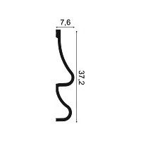P3071 ORAC Cornice Durofoam L200 x H37,2 x P7,6 cm ORAC DECOR 3 - Cimaise Tableau 